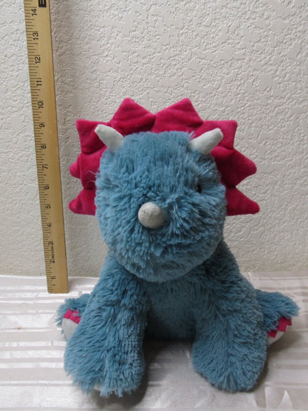 Warmies Blue Dino Plush Microwavable Weighted Lavender Scented Stuffed Toy